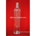 clear glass vinegar bottle